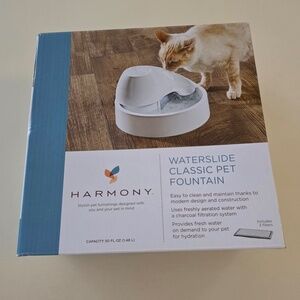 Harmony Waterslide Classic Pet Fountain - Opened box